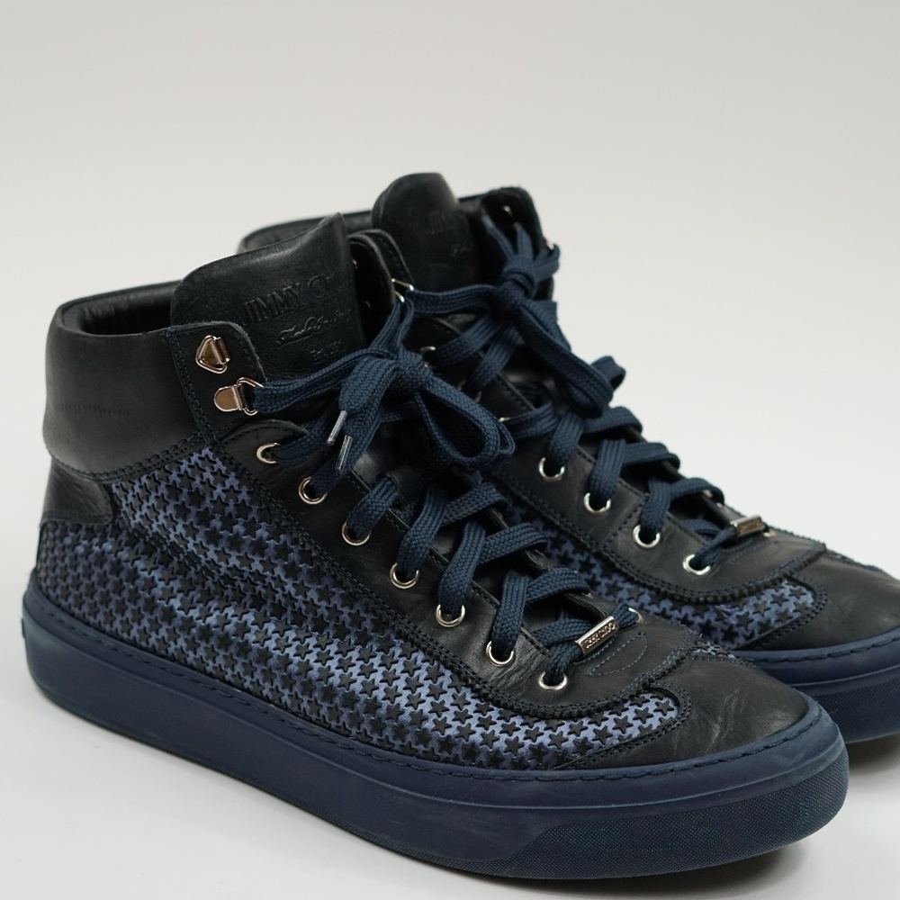 Jimmy Choo Star Hi Top Mens Sneaker